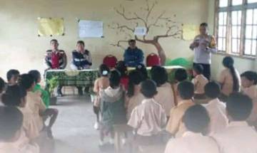 Polsek Riung Sosialisasi Anti Bullying dan Narkoba