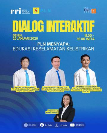 PLN Edukasi Keselamatan Kelistrikan Lewat RRI Ende