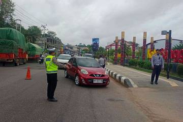 Satlantas Polres Sanggau Gelar Dakgar Bersama Instansi Terkait