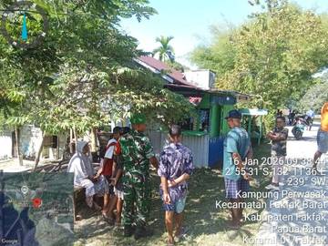 Babinsa Fakfak Gelar Komsos Perkuat Kemitraan Warga
