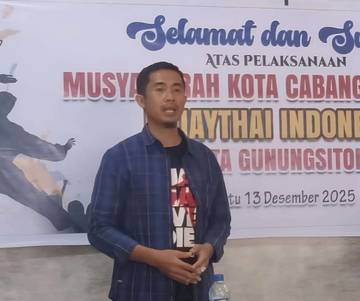 Tekad Wija Bagi Kemajuan Cabor Muaythai Kota Gunungsitoli