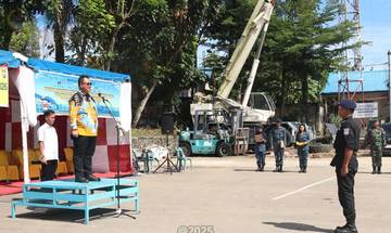 Maksimalkan Pelayanan, KSOP Gunungsitoli Gelar Apel Posko Nataru