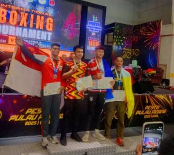 Mathius Telaumbanua Sabet Emas di Kejuaraan Tinju Internasional