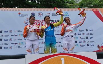 Jakarta Borong Medali Balap Sepeda BMX Individual Time-Trial