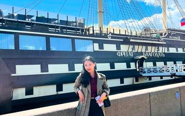 Asa Naila Ceritakan Perjuangan Kuliah Maritim di Rusia