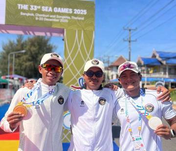 Raih Medali Emas, Bukti Pembinaan Atlet Triathlon Berjalan