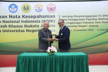 KONI DKI Gandeng UNJ Perkuat Pembinaan Atlet