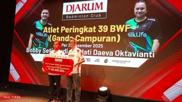 Djarum Foundation Apresiasi Atletnya dari Kejurnas, Peringkat Dunia