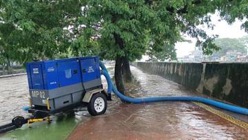 Atasi Genangan Air Daan Mogot, Empat Pompa Dikerahkan Nonstop