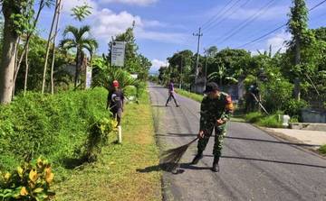 Warga Tunjungrejo Lumajang Gelar Kerja Bakti Menjelang Nataru