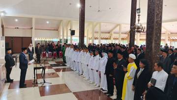 Pelantikan Ratusan Pejabat Bondowoso, Bupati Tegaskan Meritokrasi