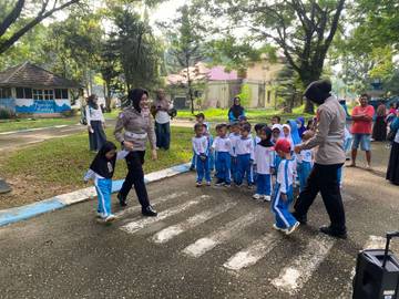 Ditlantas Polda Sultra Edukasi Lalu Lintas Bagi Anak
