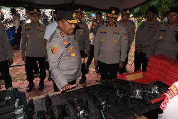 Pengecekan Almatsus Polda Sultra Dukung Respons Cepat Personel