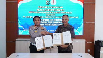 Polda Sultra Jalin Kerja Sama dengan Konsultan Psikologi