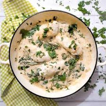 Hidangan Natal dari ayam