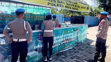 Propam Polres Rote Ndao Cek Disiplin Personel