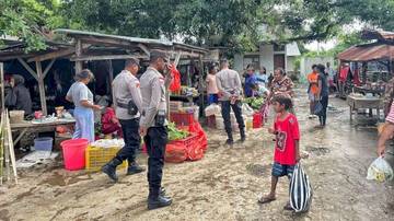 Aktivitas Pasar Siomeda Berjalan Aman dan Tertib
