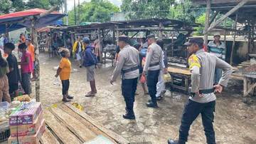 Pasar Siomeda Tetap Kondusif di Tengah Ramainya Aktivitas