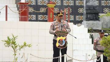 Pimpin Apel, Kapolres Ingatkan Tanggung Jawab Pelayanan Publik