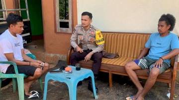 Bhabinkamtibmas Sambang Warga Desa Pilasue