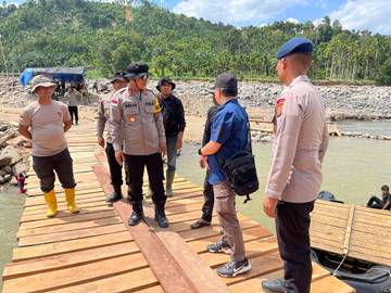 Jembatan Darurat Riseh Tunong–Cot Calang Sudah Bisa Dilintasi