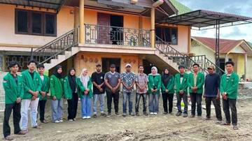 Pulihkan Desa Pasca Banjir, Inilah yang Dilakukan Mahasiswa KKN