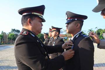 Personil Polres Aceh Utara Terima Satya Lencana Pengabdian dari Presiden