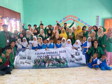 KKN Unimal Latih Motorik Anak di TKS