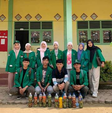 Mahasiswa KKN Unimal Edukasi Pemanfaatan Limbah Sayur