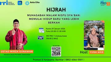 Ustadz Mirza Gunawan Bahas Esensi Hijrah Di RRI