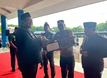 Kapolres Maros Raih Penghargaan di Puncak HGN 2024