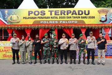 Pastikan Layanan Optimal, Kapolres Palopo Kunjungi Pos OpsLilin2025 