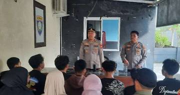 Aparat Polsek Tamalate Amankan 100 Sepeda Motor Balap Liar 