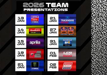Jadwal Peluncuran Tim Balap Motor Prototype Motogp 2026