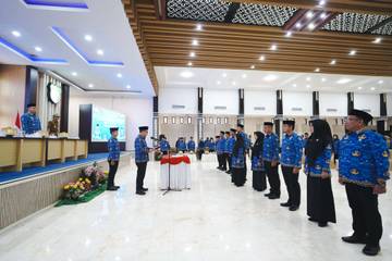 Jufri Rahman Kukuhkan PAW KORPRI Pangkep, ASN Didorong Makin Profesional