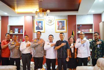 Perkuat Sinergi Penegakan Hukum, Kakanwil Kunjungi Kapolda Sulsel