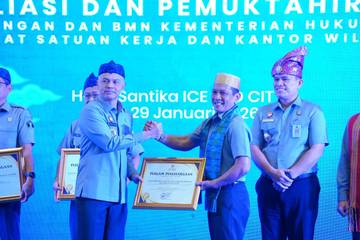 Kanwil Kemenkum Sulsel Catat Nilai Terbaik TA2025