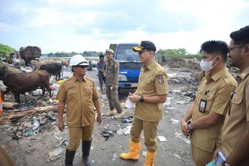 Sekda Makassar Tinjau TPA Tamangapa,Tekankan Pemilahan Sampah