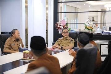Sekda Terima Yayasan Tajdidul Iman,Bahas Kolaborasi Pelayanan Umat