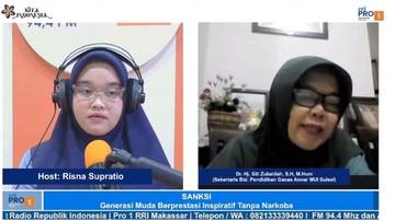 Generasi Z Sulsel Bisa Terancam Narkoba   