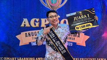 Rizki Septa Hardhita Raih Juara Guru Prima Jatim