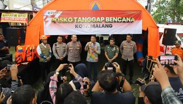 Posko Bencana Polresta Malang Resmi Beroperasi 24 Jam
