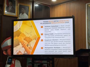 BPS Sulbar Minta Media  Sukseskan SE 2026