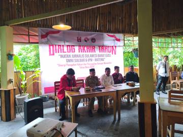 Sekretaris Kesbangpol Sulbar Apresiasi Dialog Akhir Tahun IJS