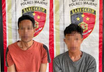 Polres Majene Tangkap Dua Pelaku Pencurian Ternak