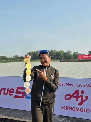 Atlit Dayung Ramla Harap Dukungan Pemda Kembangkan Atlit 