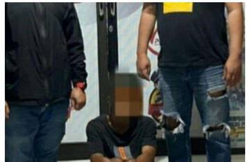 Polsek Kauditan Amankan Terduga Pelaku Pencuri Kabel Tembaga 