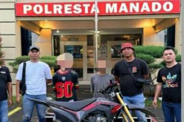 Polresta Manado Tangkap Dua Terduga Pelaku Curanmor