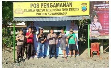 Kapolsek Lolayan Ajak Warga Jaga Momen Pergantian Tahun 