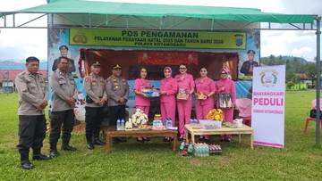 Kapolsek Lolayan Apresiasi Kegiatan Bhayangkari Peduli